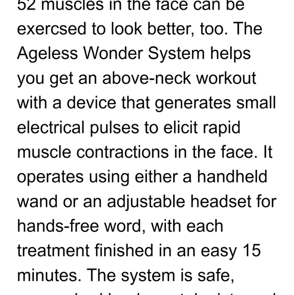 Anti Aging Ageless Wonder Facial Toning And Lifting Device - Picture 5 of 5